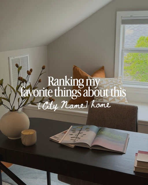Ranking my favorite things about this [City Name] home - 2