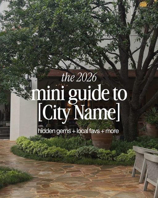 Your mini guide to [City Name] - 3