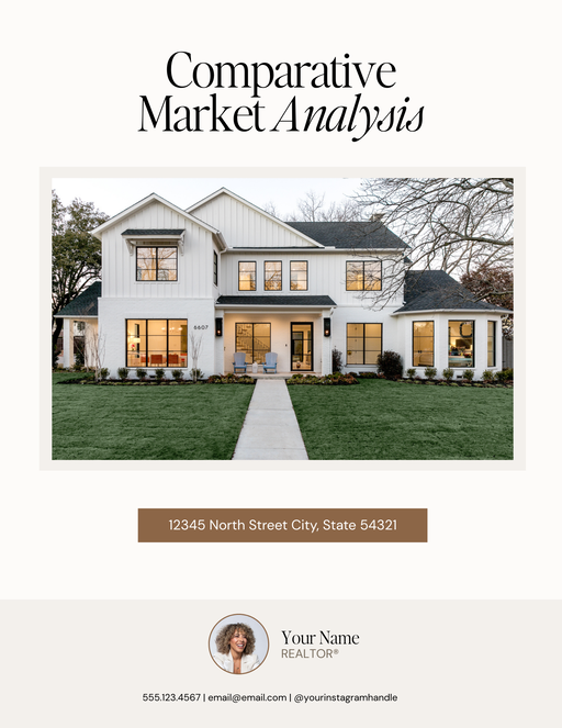 Comparative Market Analysis Cma Appraisal Guide Coffee Contracts