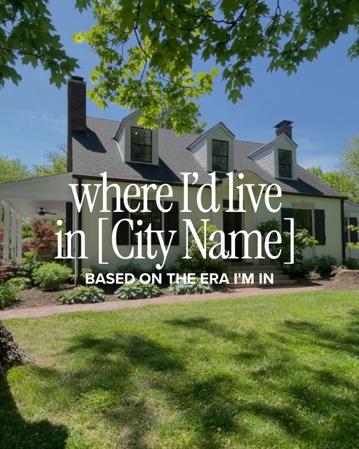 Where I'd live in [City Name] if I were starting over / in my [x] era - 2