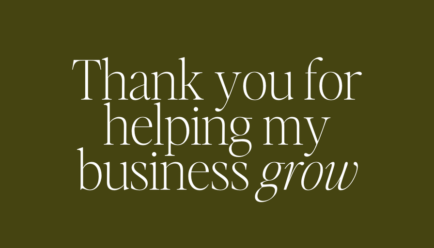 Thank you for helping my business grow | Pop-by Tags - 2