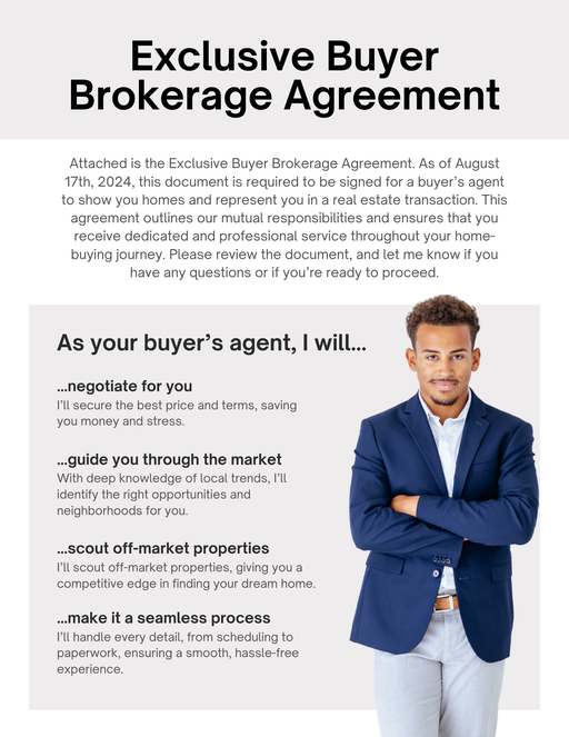 Exclusive Buyer Brokerage Agreement Attachment | NAR Settlement - 2