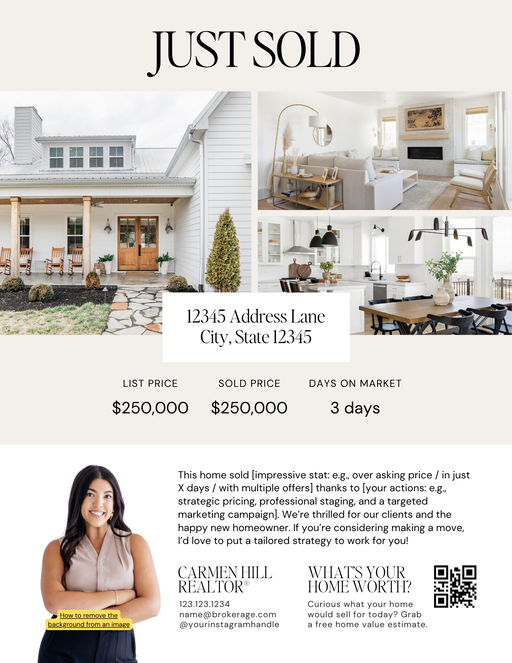Just Sold Flyer - 3