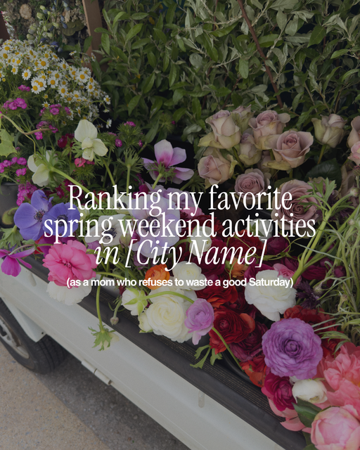 Ranking my favorite weekend activities in [City Name] - 2