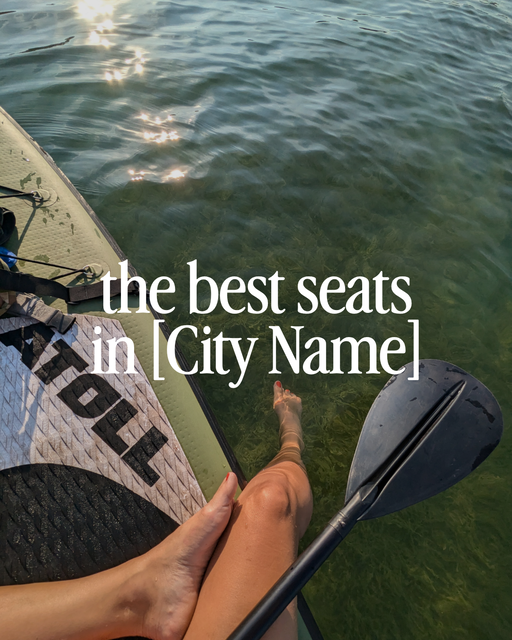 My favorite seats in [City Name]  - 3