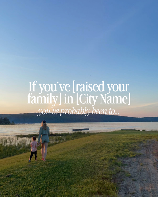 If you’ve [grown up] in [City Name] you’ve probably been to… - 3