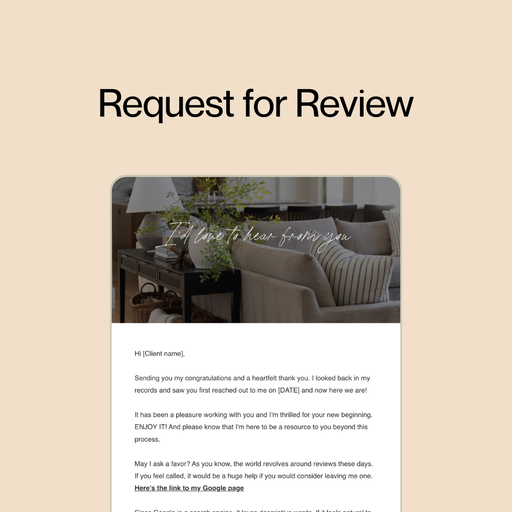 Request for Review Email - 1