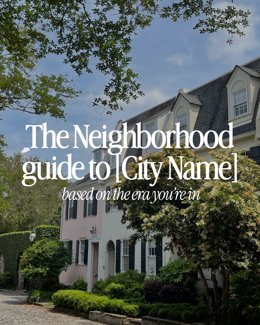 Where I'd live in [City Name] if I were starting over / in my [x] era - 3