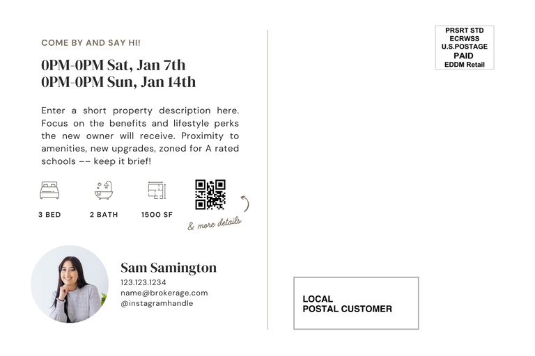 Open House Postcards - 2