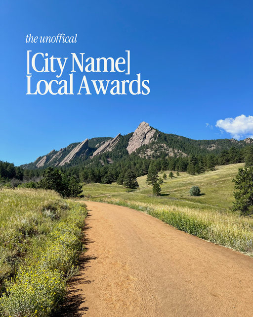 The Unofficial [City Name] Local Awards - 2