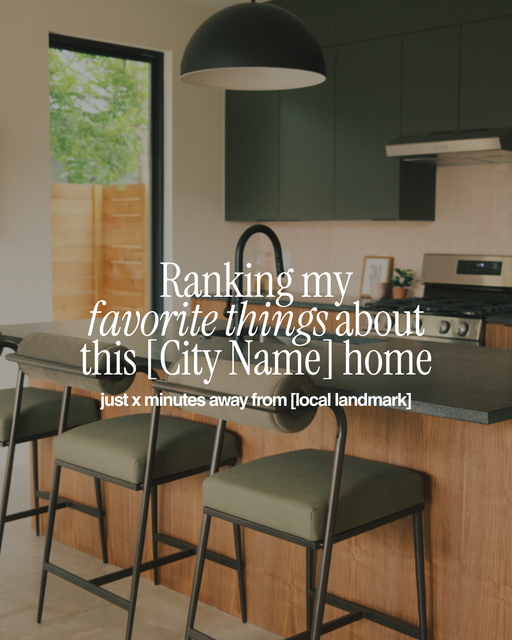 Ranking my favorite things about this [City Name] home - 3